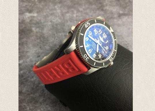 Breitling red strap best sale